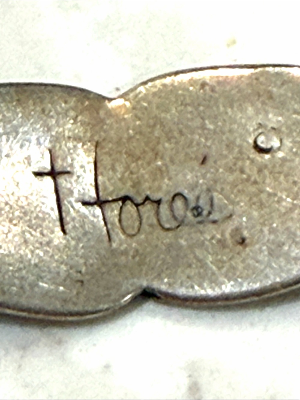 Vintage Signed T. Foree Sterling Silver Spoon Bracelet 925